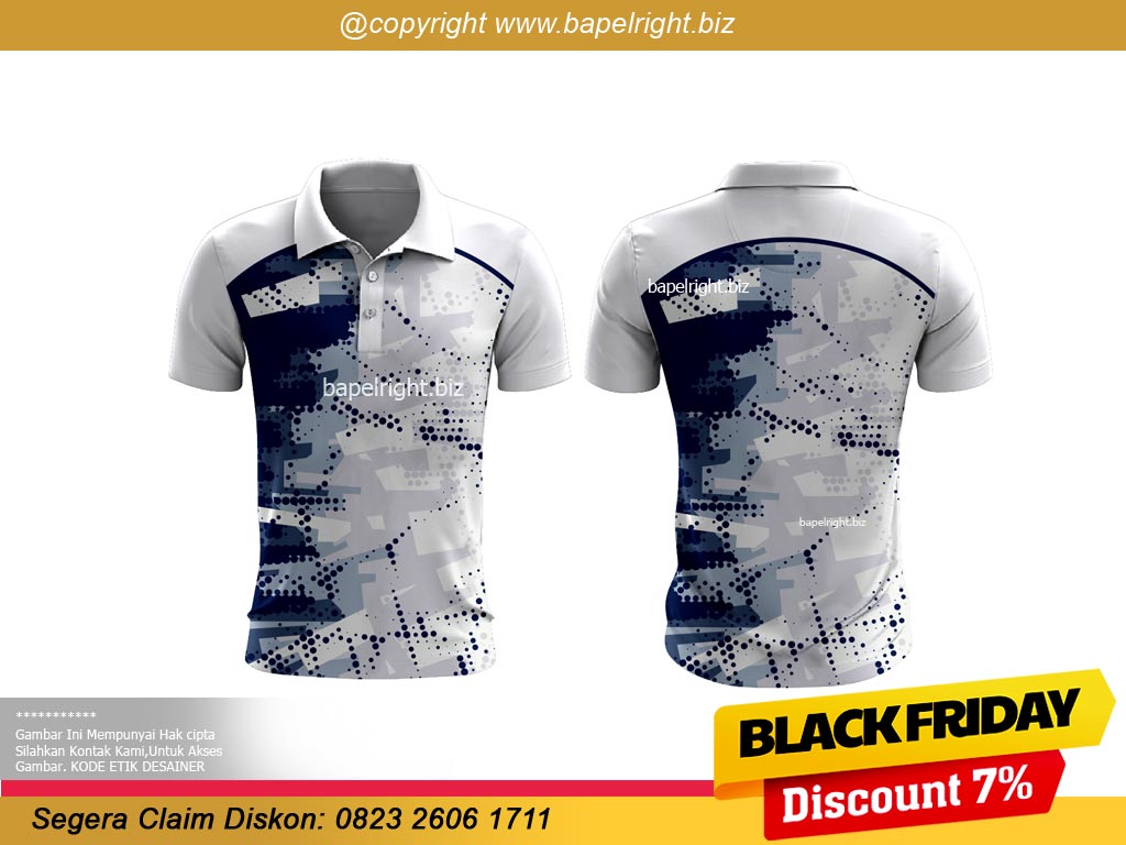 Desain Jersey Motif Abstrak Penuh Energi